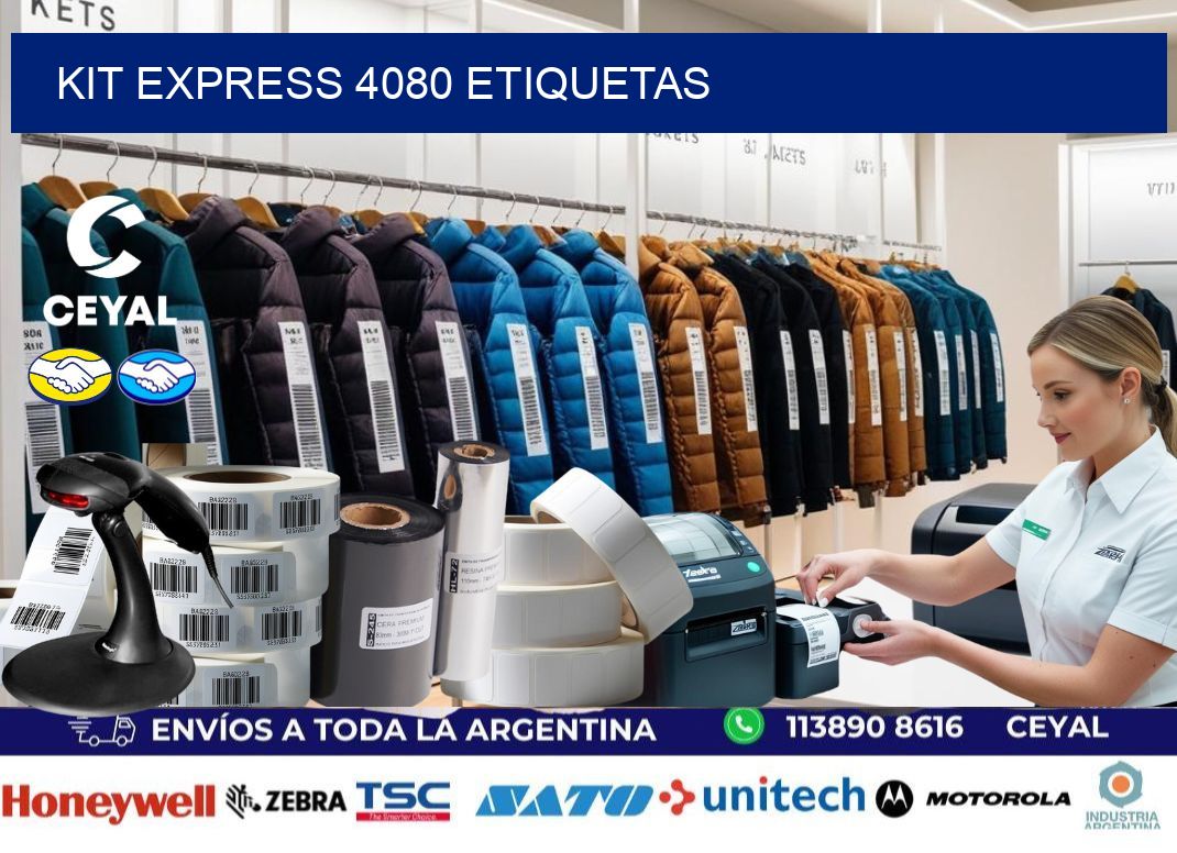 Kit express 4080 etiquetas