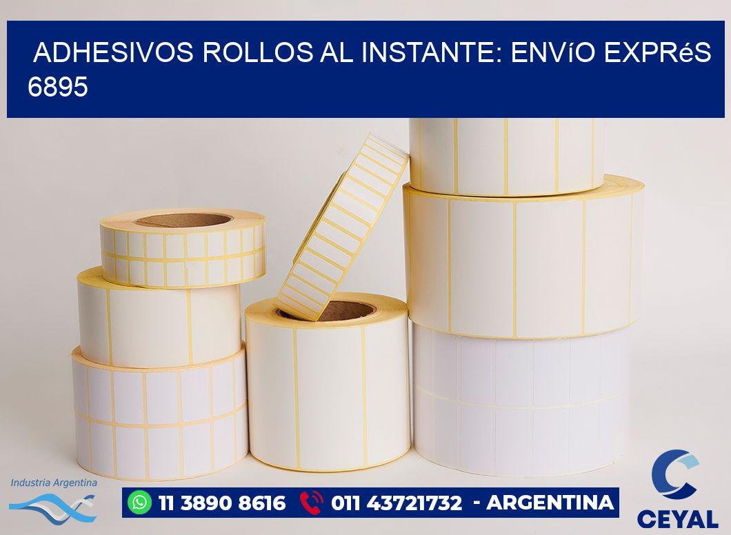 Adhesivos rollos al Instante: Envío Exprés 6895