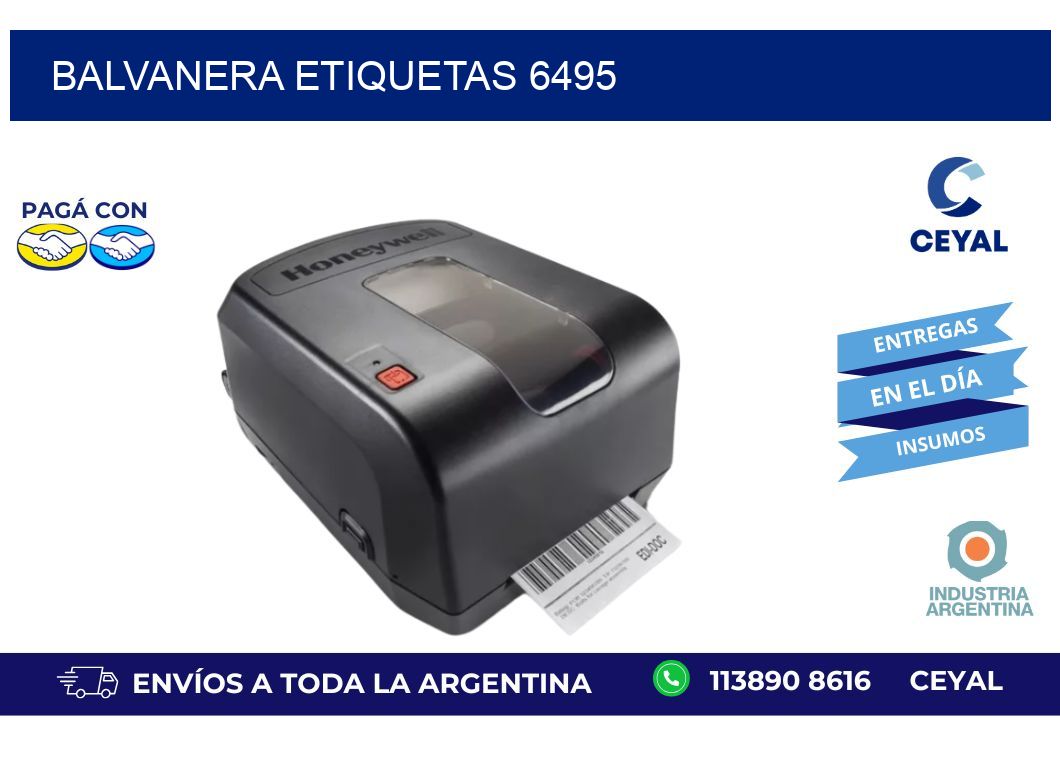 Balvanera etiquetas 6495
