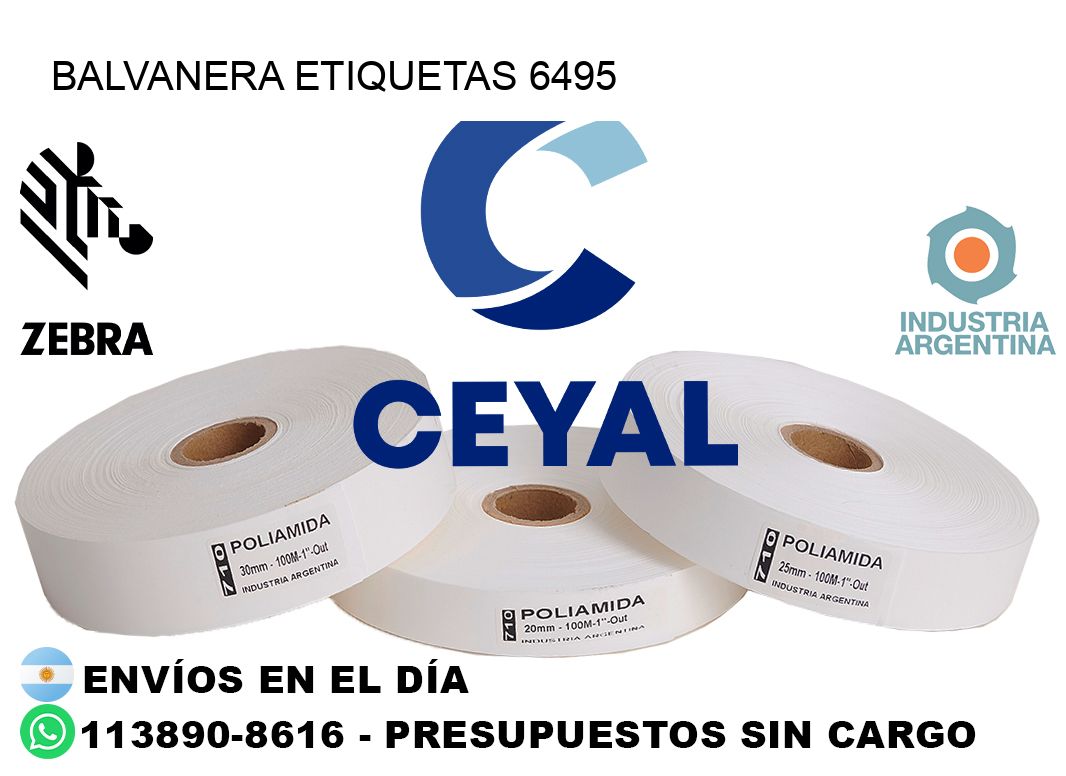 Balvanera etiquetas 6495
