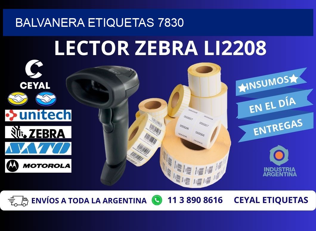Balvanera etiquetas 7830