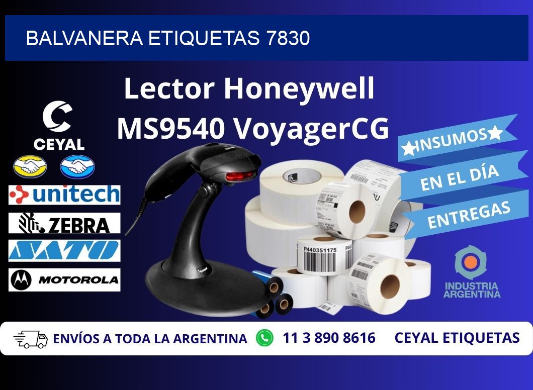 Balvanera etiquetas 7830
