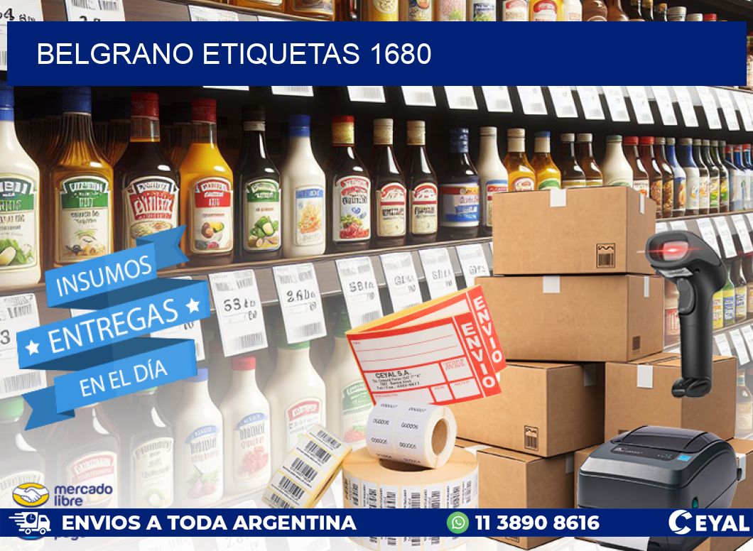 Belgrano etiquetas 1680