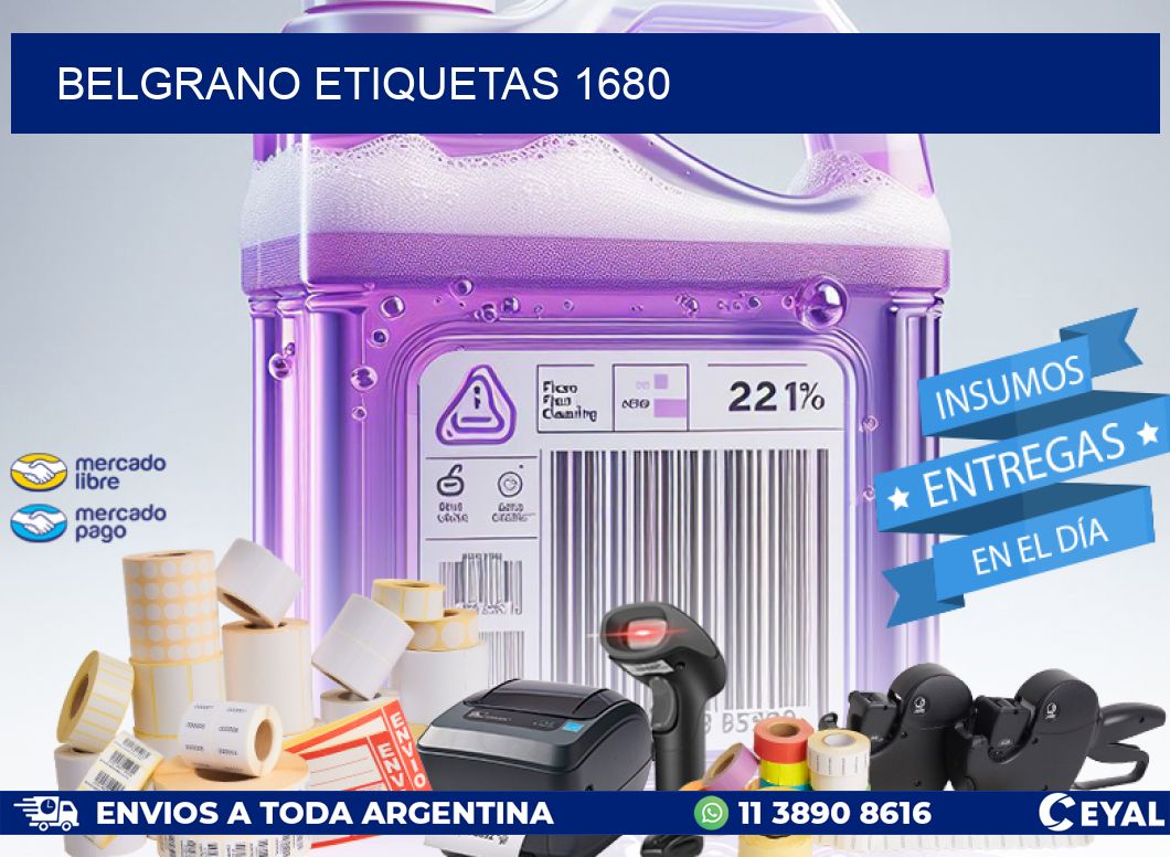 Belgrano etiquetas 1680