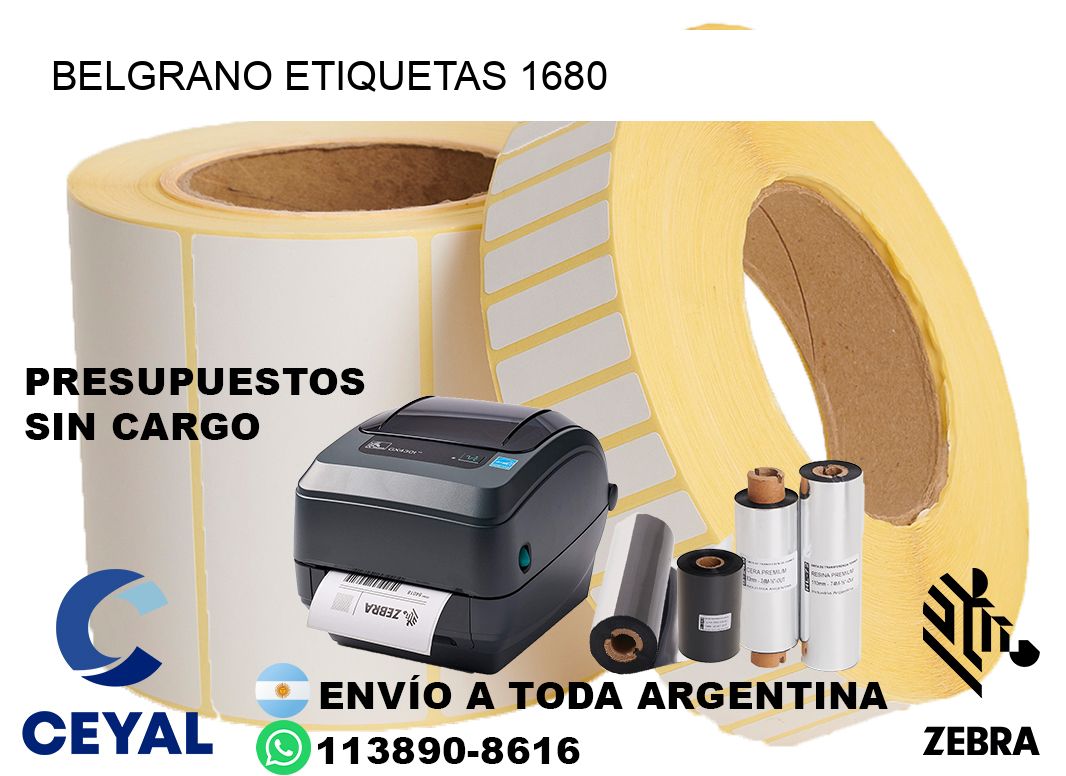 Belgrano etiquetas 1680