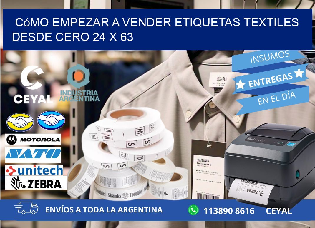 Cómo Empezar a Vender Etiquetas Textiles desde Cero 24 x 63