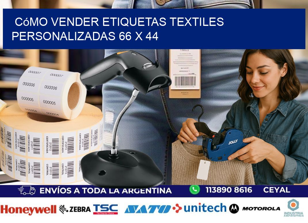Cómo Vender Etiquetas Textiles Personalizadas 66 x 44