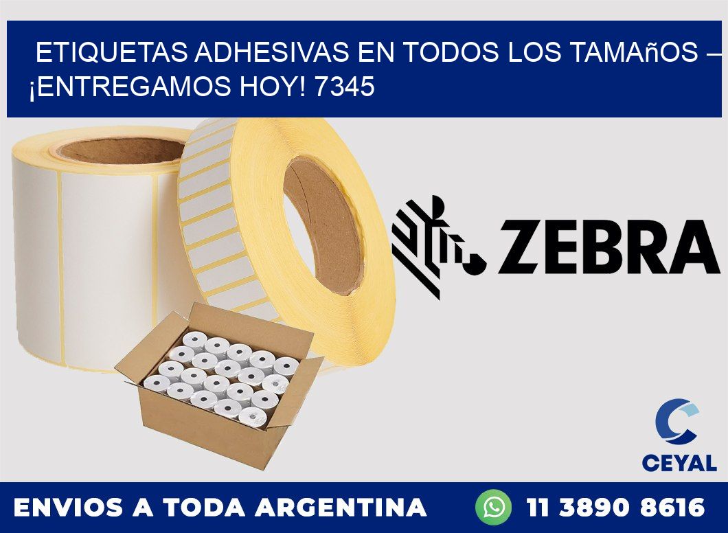 Etiquetas Adhesivas en Todos los Tamaños – ¡Entregamos Hoy! 7345
