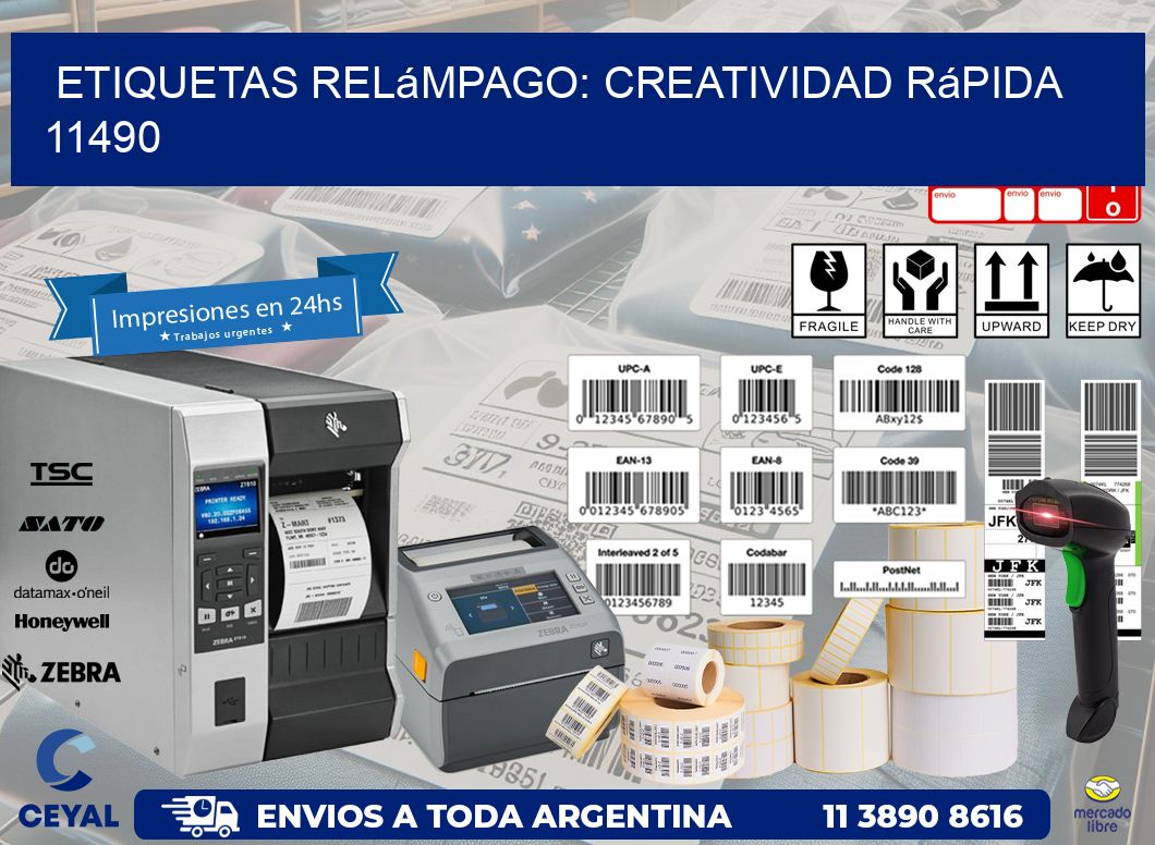 Etiquetas Relámpago: Creatividad Rápida 11490