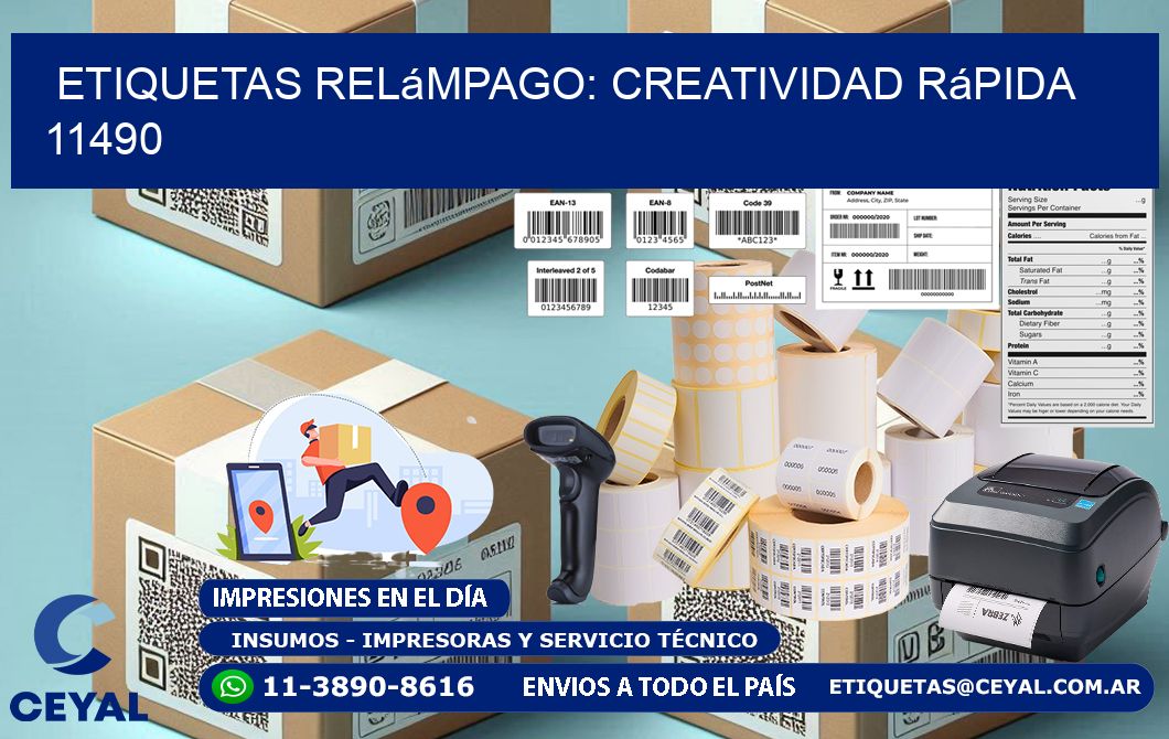Etiquetas Relámpago: Creatividad Rápida 11490