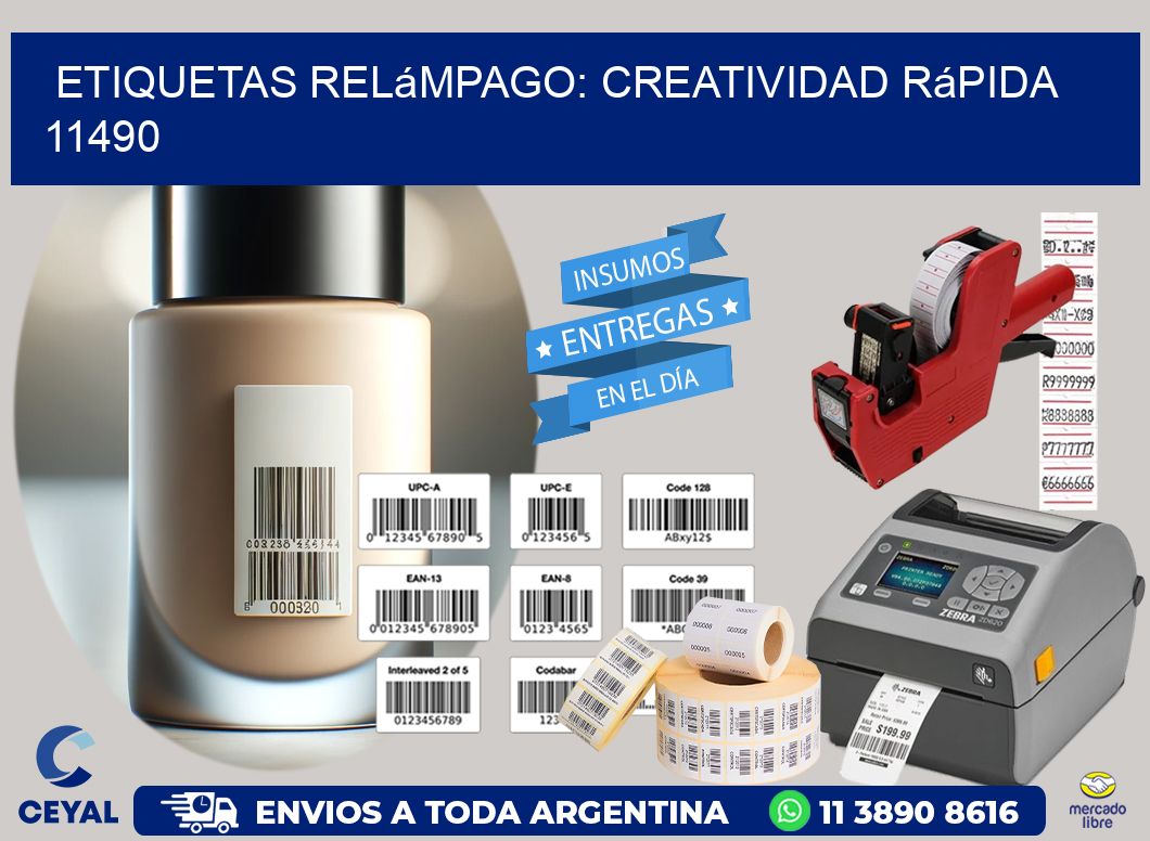 Etiquetas Relámpago: Creatividad Rápida 11490
