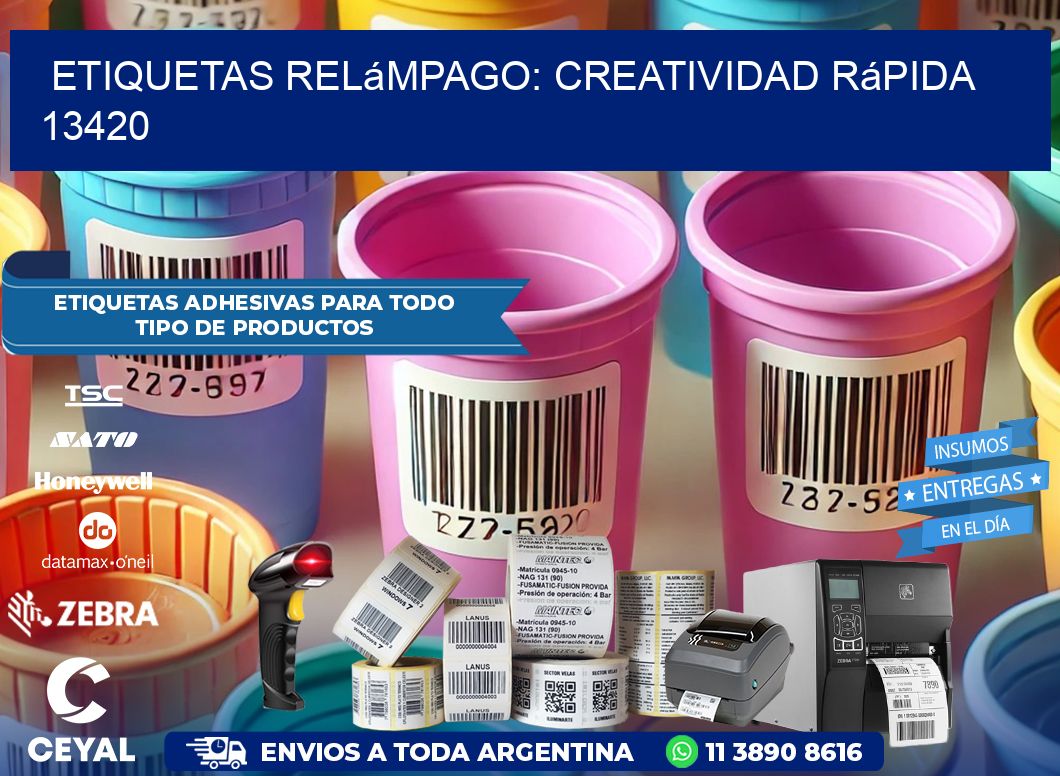 Etiquetas Relámpago: Creatividad Rápida 13420