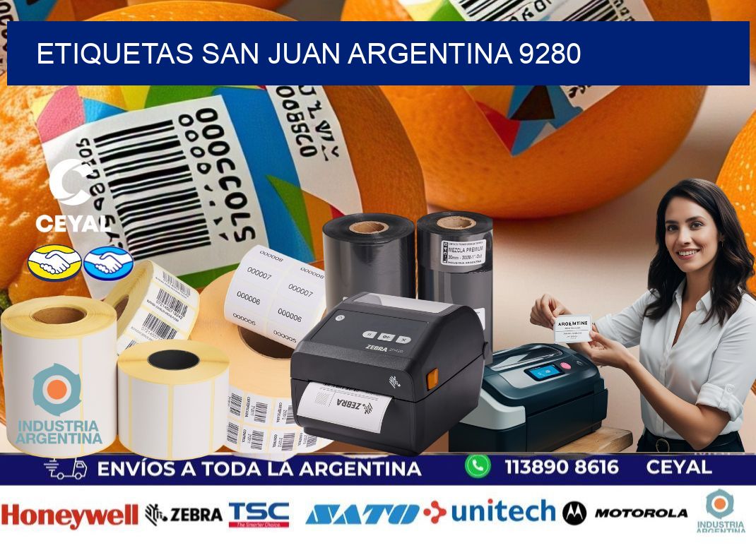 Etiquetas San Juan Argentina 9280