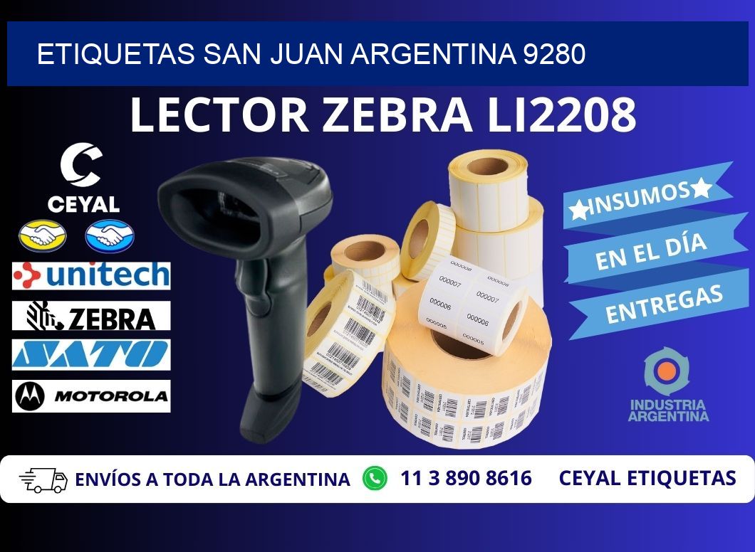 Etiquetas San Juan Argentina 9280