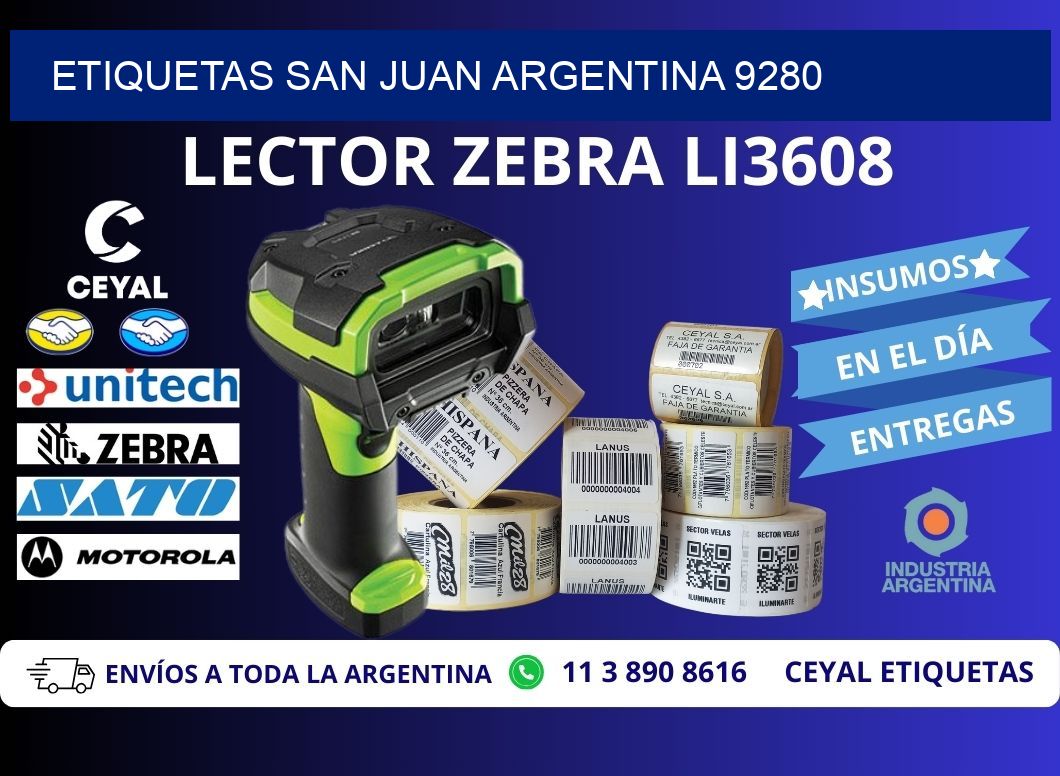 Etiquetas San Juan Argentina 9280