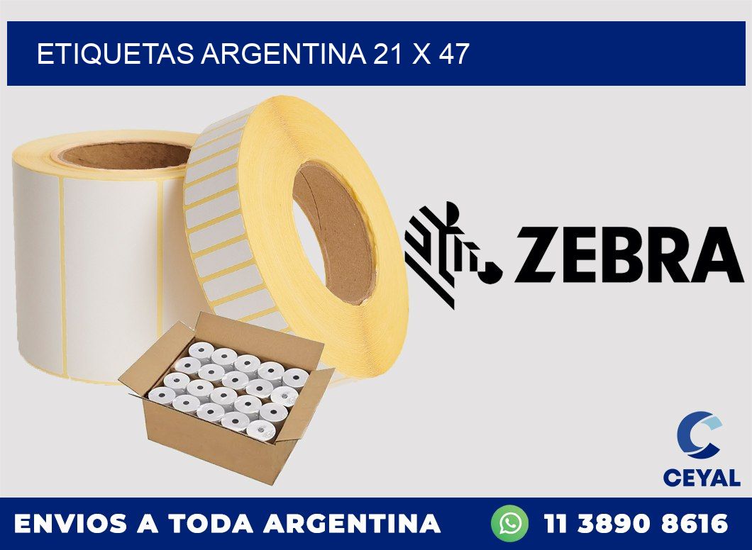 Etiquetas argentina 21 x 47