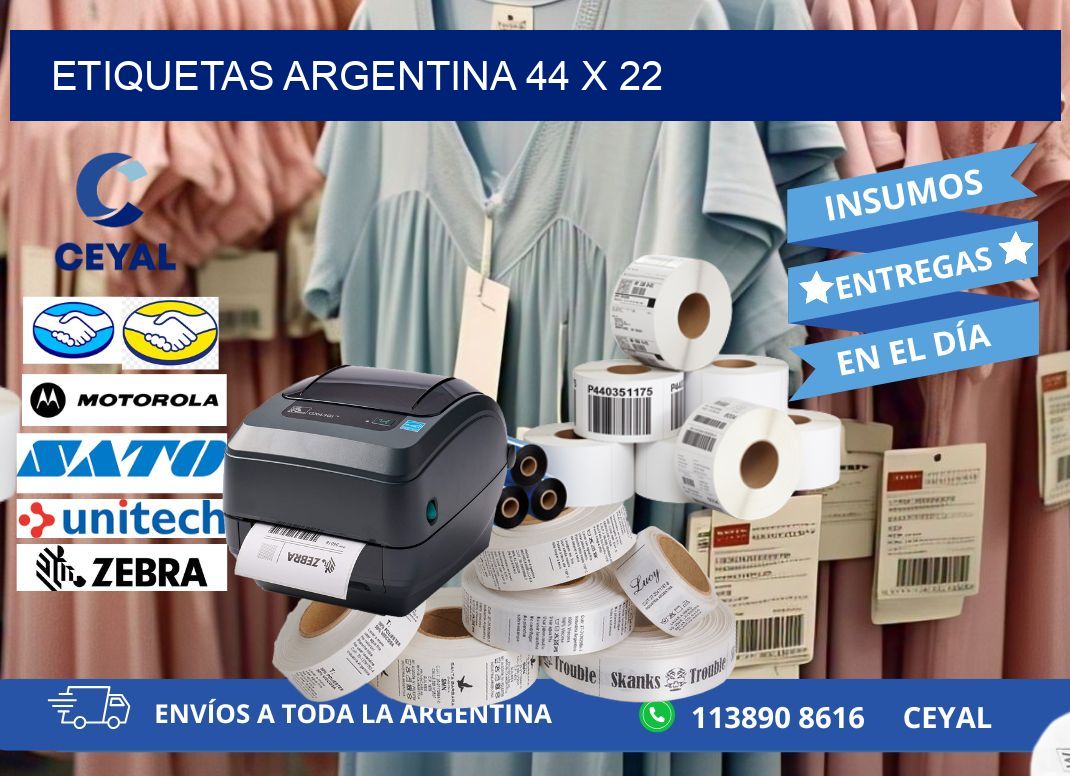 Etiquetas argentina 44 x 22