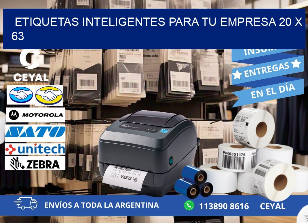 Etiquetas inteligentes para tu empresa 20 x 63