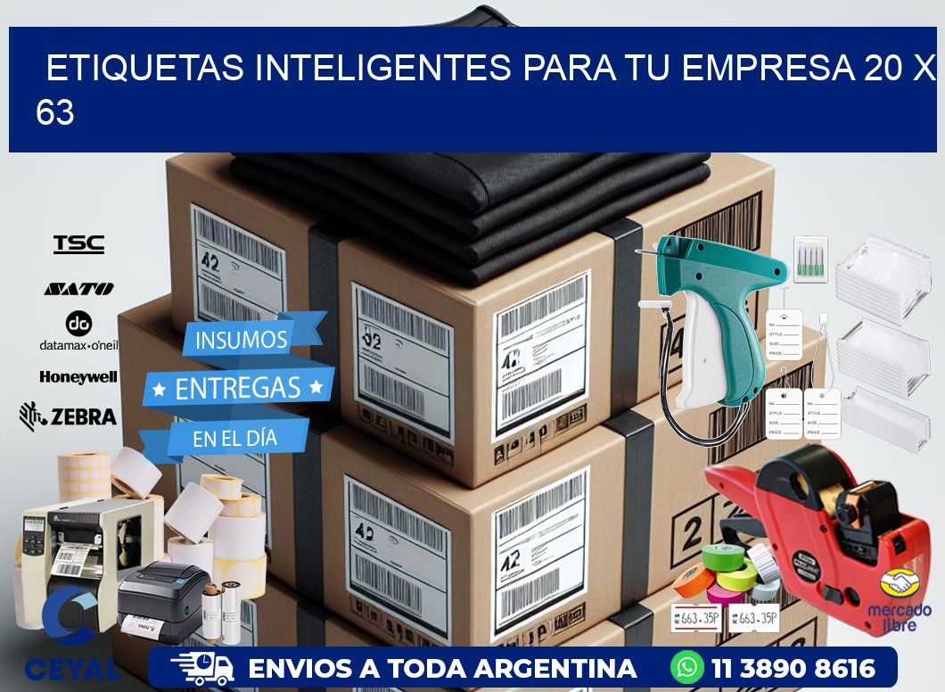Etiquetas inteligentes para tu empresa 20 x 63