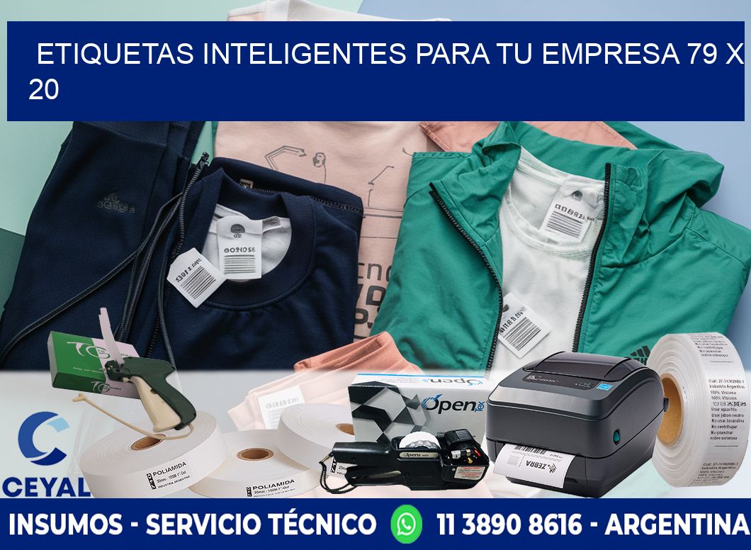 Etiquetas inteligentes para tu empresa 79 x 20