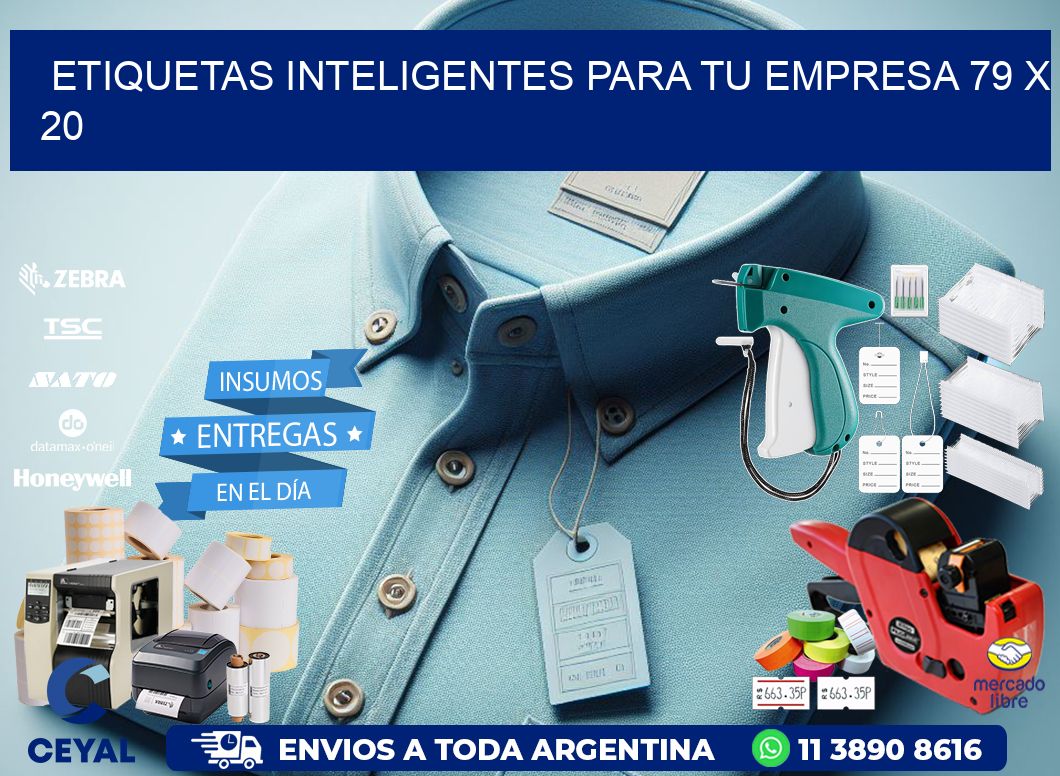 Etiquetas inteligentes para tu empresa 79 x 20