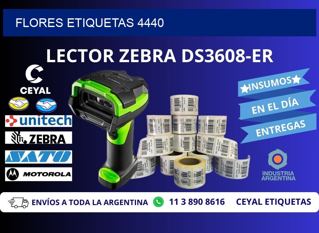 Flores etiquetas 4440