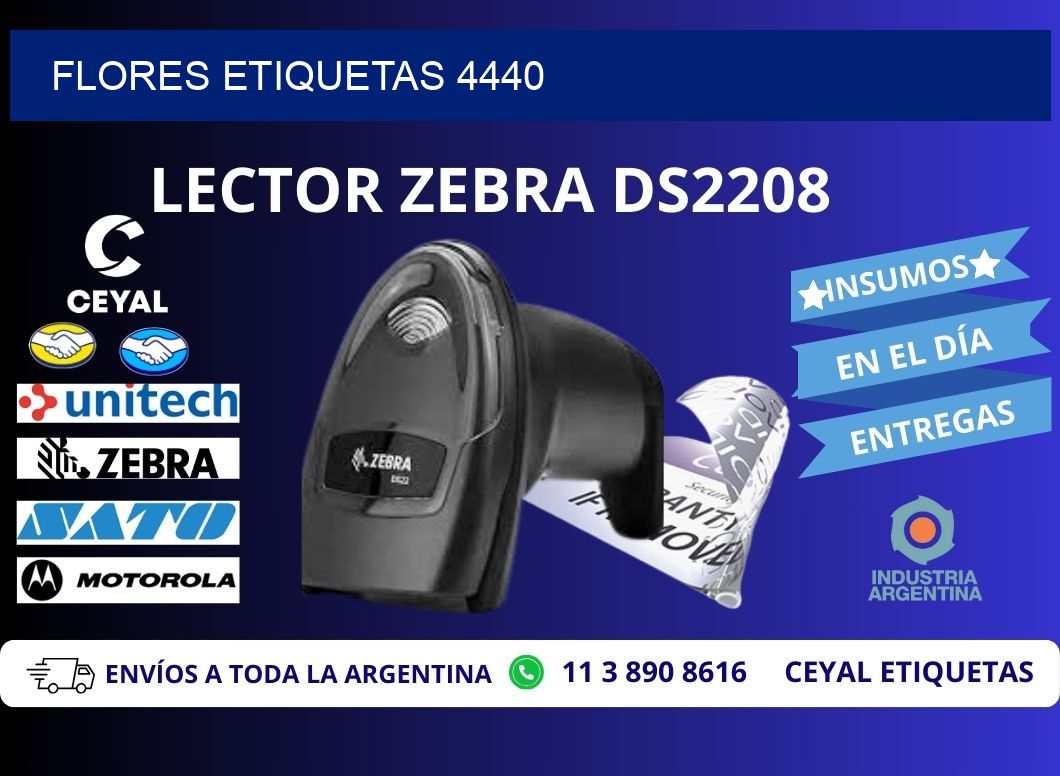 Flores etiquetas 4440