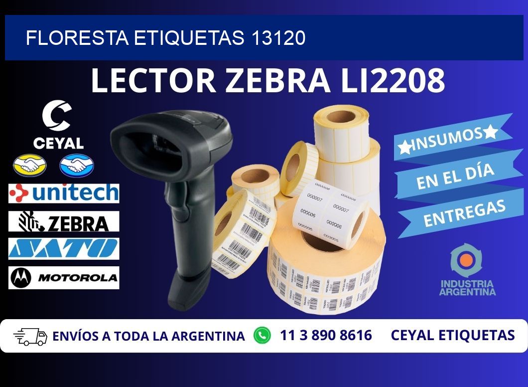 Floresta etiquetas 13120