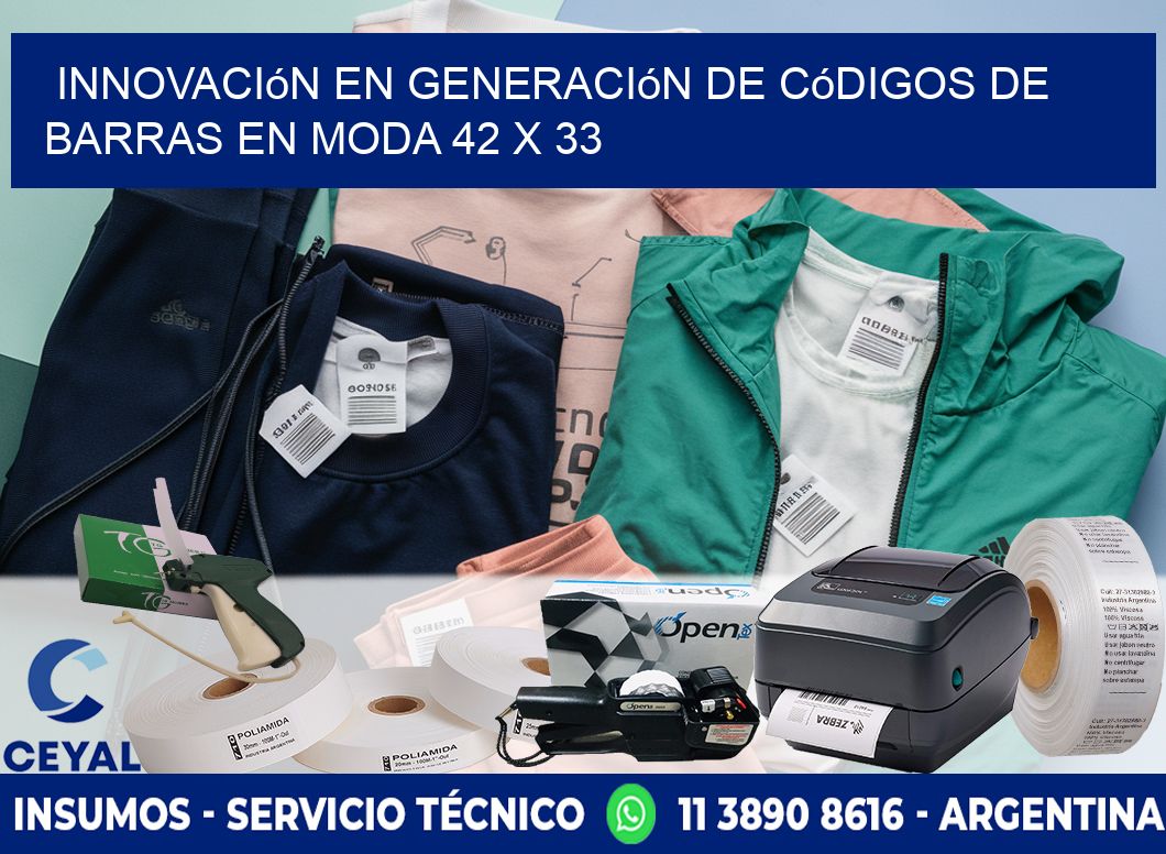 Innovación en Generación de Códigos de Barras en Moda 42 x 33