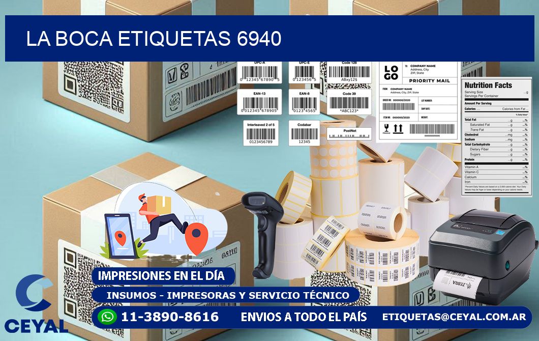 La Boca etiquetas 6940