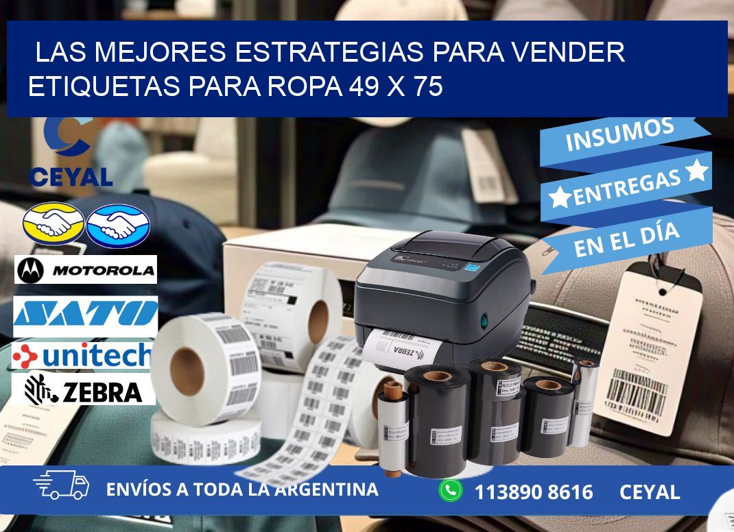 Las Mejores Estrategias para Vender Etiquetas para Ropa 49 x 75