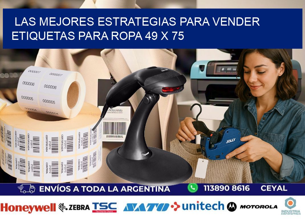 Las Mejores Estrategias para Vender Etiquetas para Ropa 49 x 75