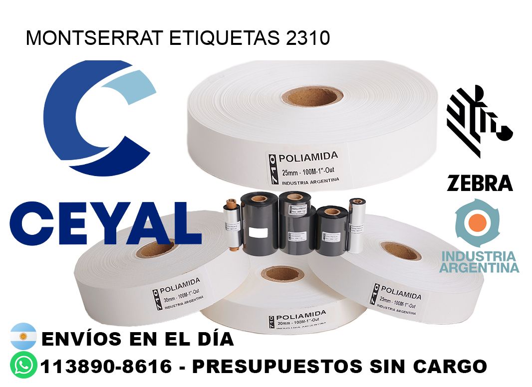 Montserrat etiquetas 2310