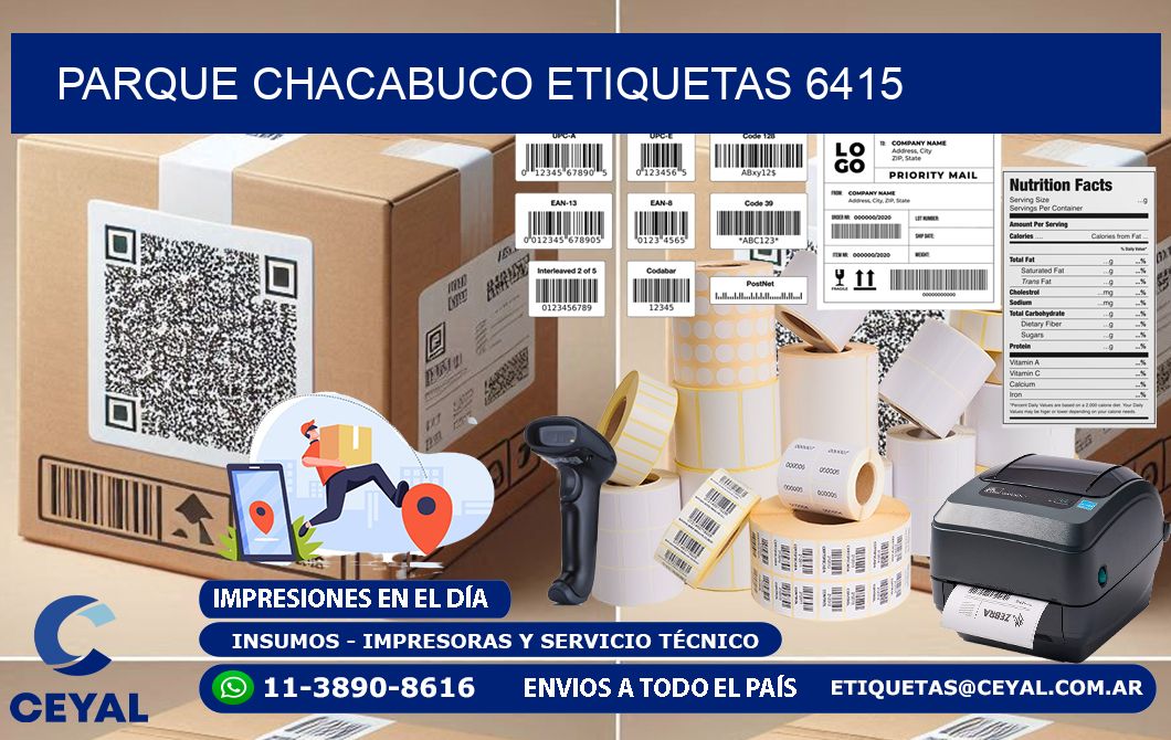 Parque Chacabuco etiquetas 6415