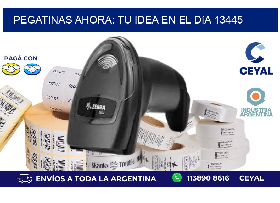 Pegatinas Ahora: Tu Idea en el Día 13445