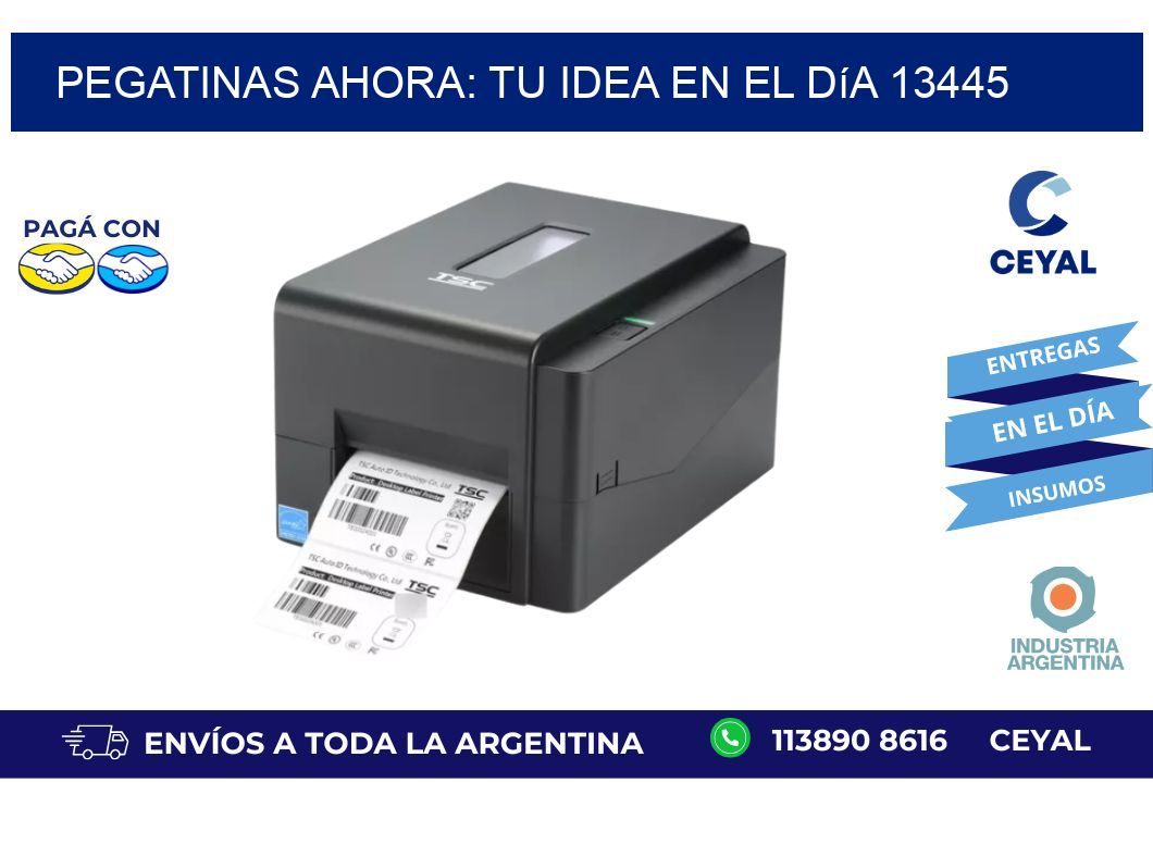 Pegatinas Ahora: Tu Idea en el Día 13445