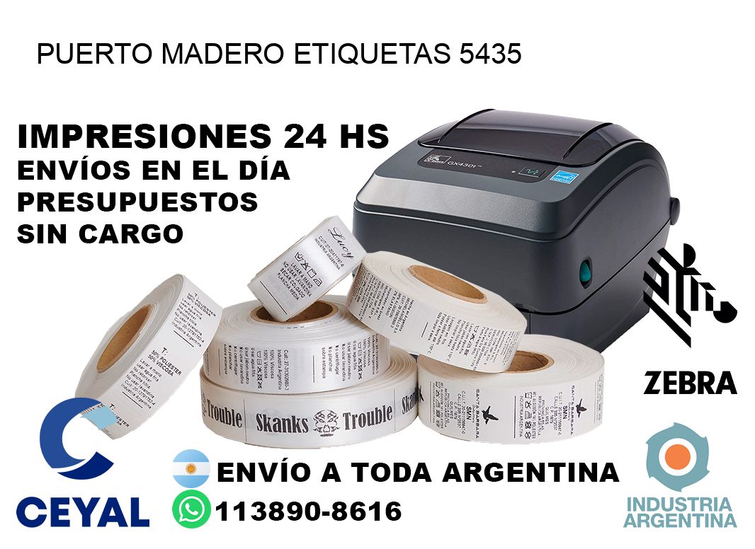 Puerto Madero etiquetas 5435