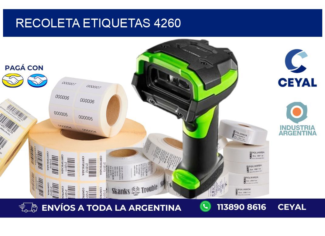 Recoleta etiquetas 4260