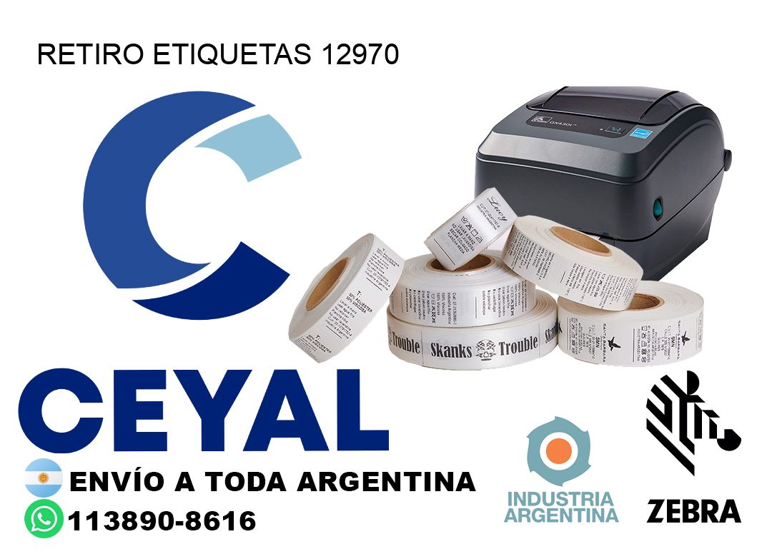 Retiro etiquetas 12970