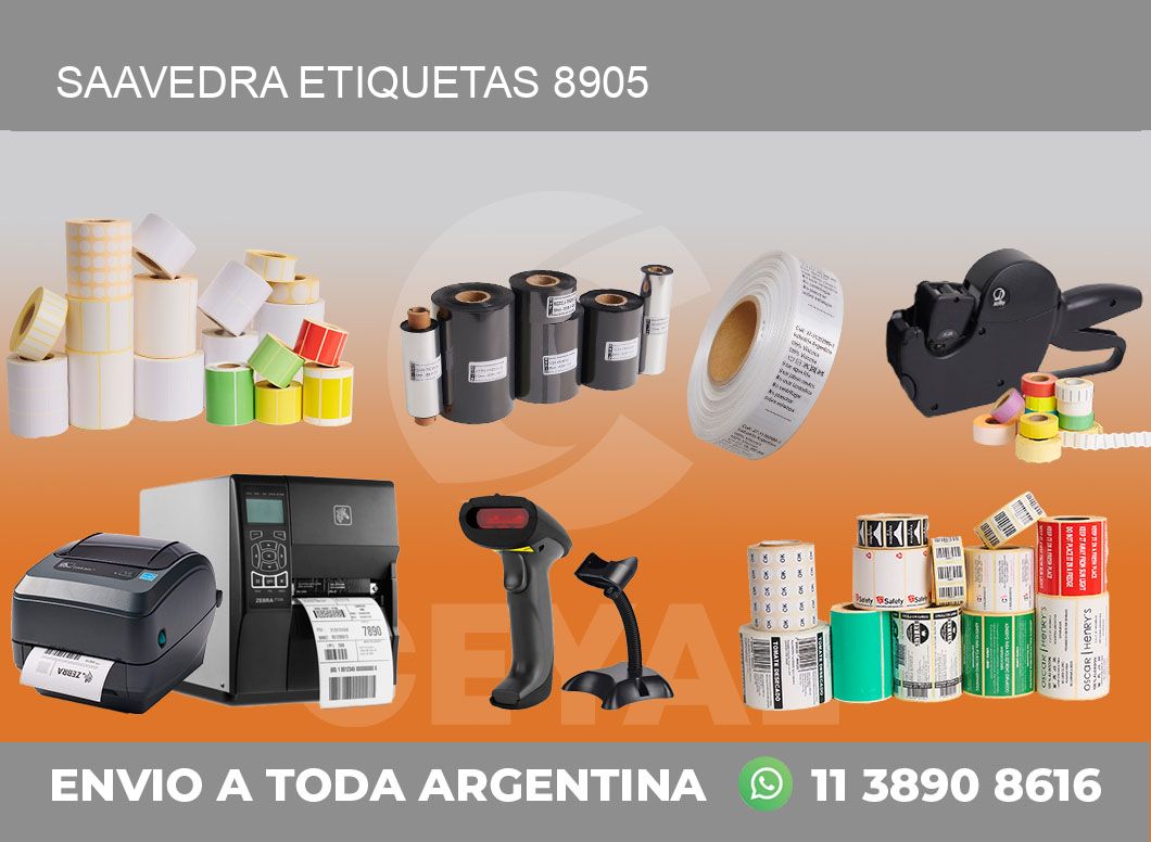 Saavedra etiquetas 8905