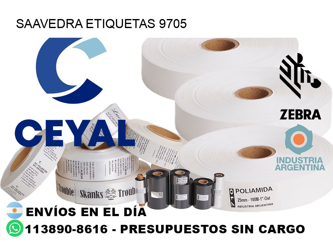 Saavedra etiquetas 9705