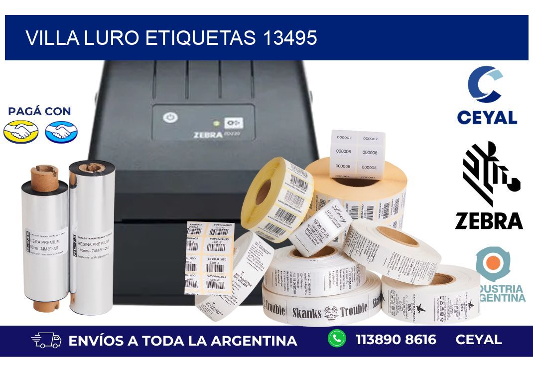 Villa Luro etiquetas 13495