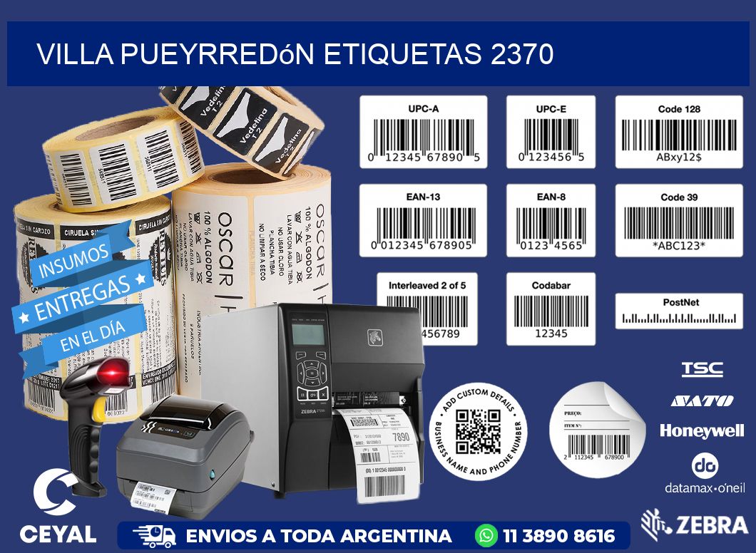Villa Pueyrredón etiquetas 2370