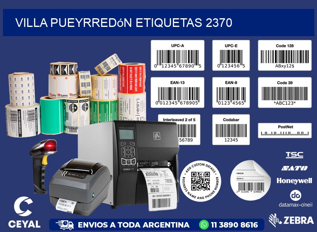 Villa Pueyrredón etiquetas 2370