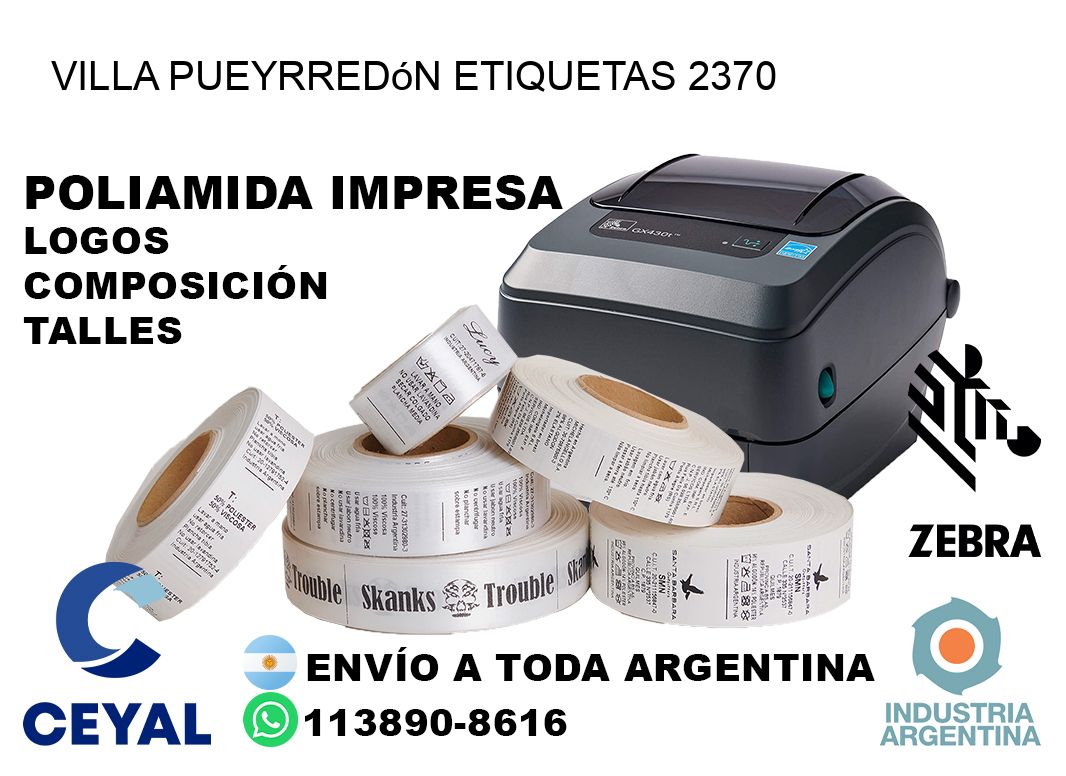 Villa Pueyrredón etiquetas 2370