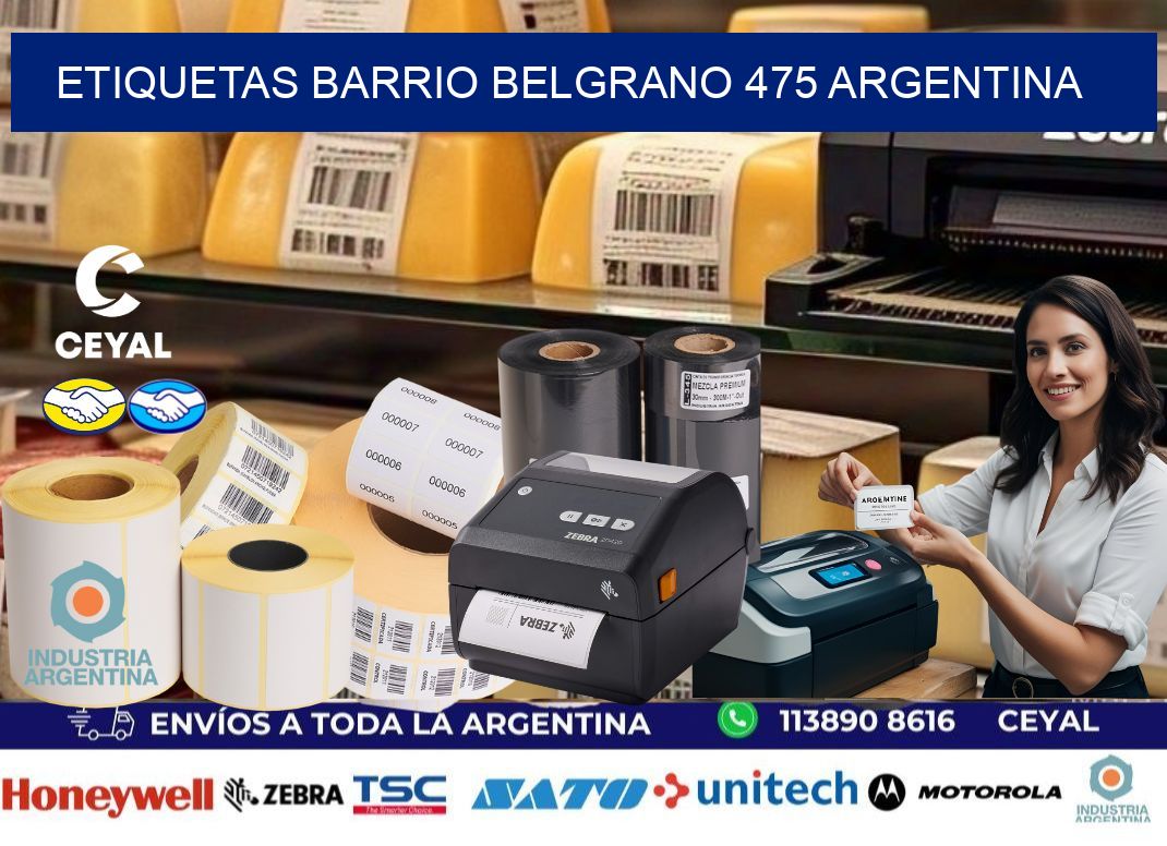 etiquetas barrio belgrano 475 argentina