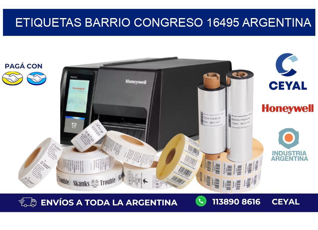 etiquetas barrio congreso 16495 argentina