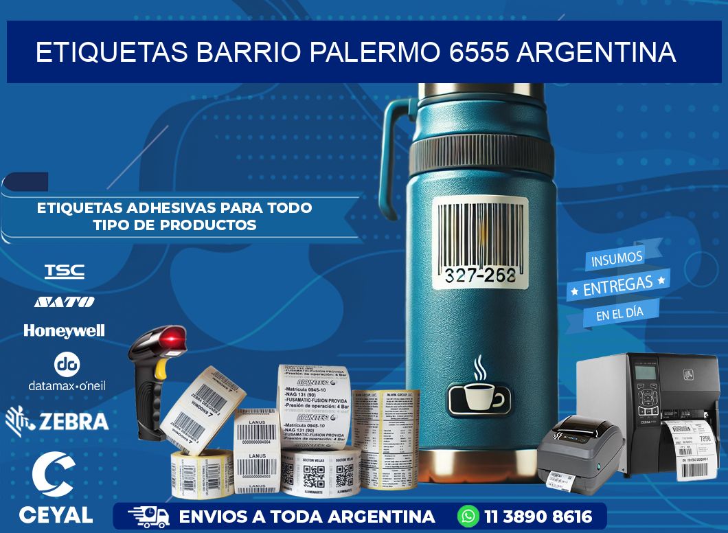 etiquetas barrio palermo 6555 argentina