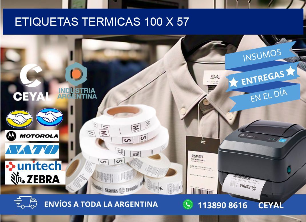 etiquetas termicas 100 x 57