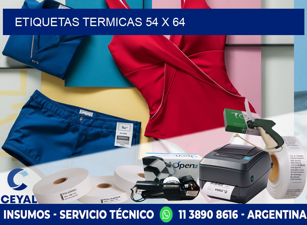 etiquetas termicas 54 x 64